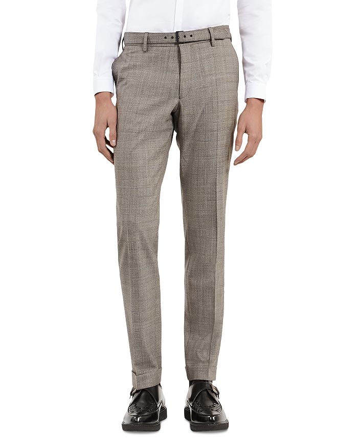 

Брюки Slim Fit The Kooples, коричневый/бежевый
