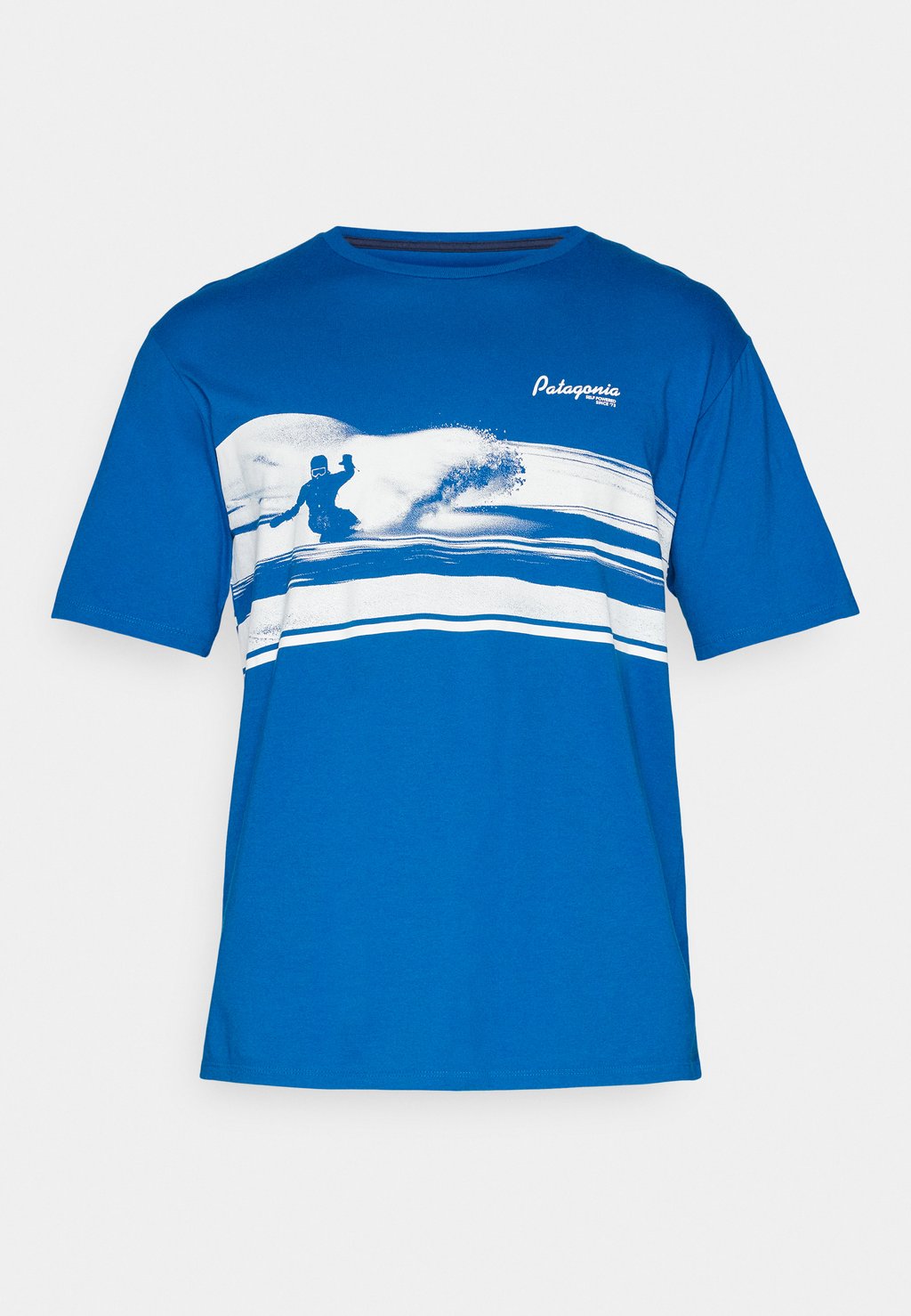 

Футболка с принтом SELF-POWER ORGANIC T-SHIRT Patagonia, синий