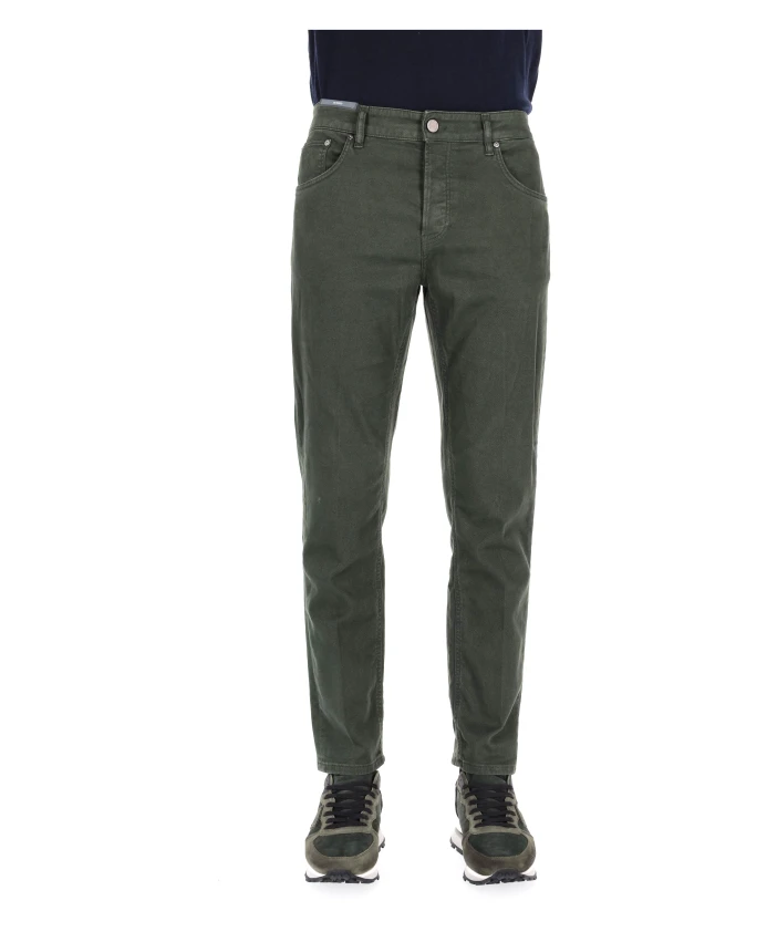 

Джинсы в стиле регги зауженного кроя Pt Torino, зеленый