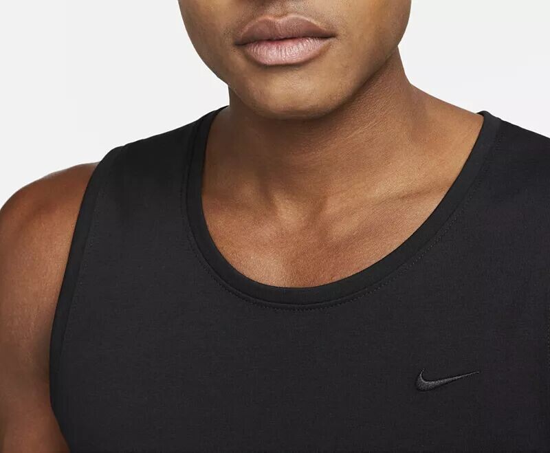 Мужская универсальная майка для фитнеса Nike Dri-FIT Primary, черный — фото 4