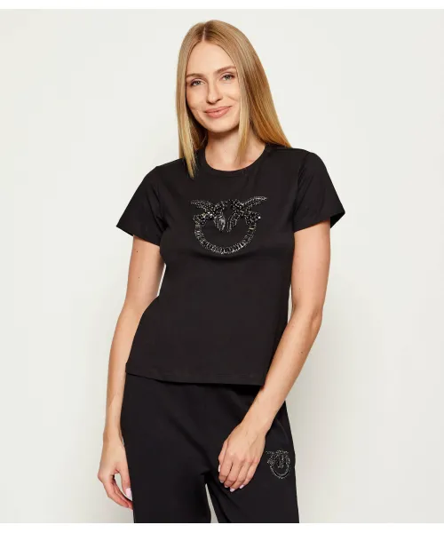 

Футболка Квентина Regular fit Pinko, черный