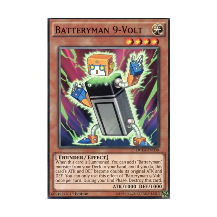 

CCG Батарейщик 9 В (общий), Yu-Gi-Oh - Duelist Alliance - Singles