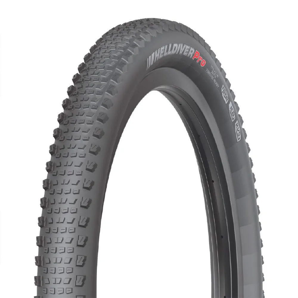 

Шина для горного велосипеда Kenda Helldiver RSR DLC/AGC 60 TPI Tubeless 27.5´´ x 2.40, черный