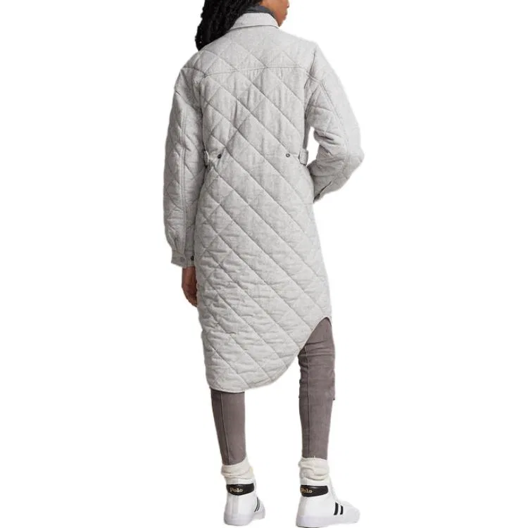 Куртка женская Gray Lapel Moderate Other Polo Ralph Lauren — фото 4