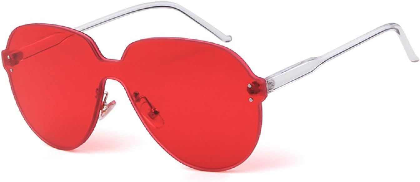 

Солнцезащитные очки без оправы для женщин и мужчин, винтажные, цельные, с защитой от УФ-излучения UV400, очки для вождения, без оправы, конфетные цвета, дорожные очки WNCKSQ, C6