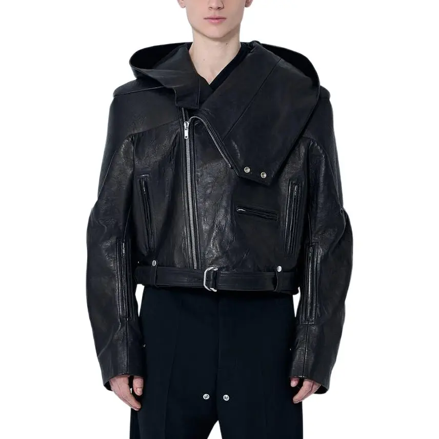 

RICK OWENS Короткий худи с капюшоном, Black
