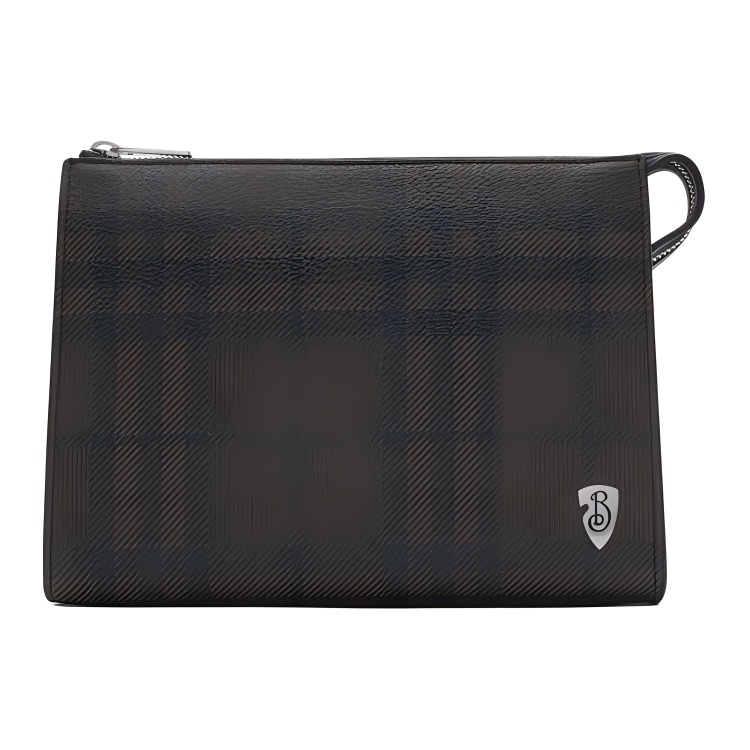 

Burberry Кожаный клатч мужской шиферный