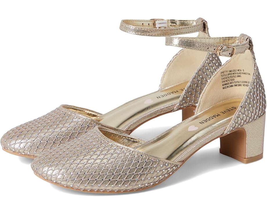 

Туфли Steve Madden Kids Prettyy, цвет Gold Mesh