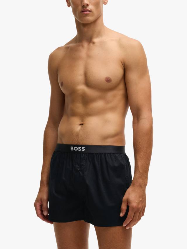 

Боксерские шорты с хлопковым логотипом на поясе HUGO BOSS, разноцветный