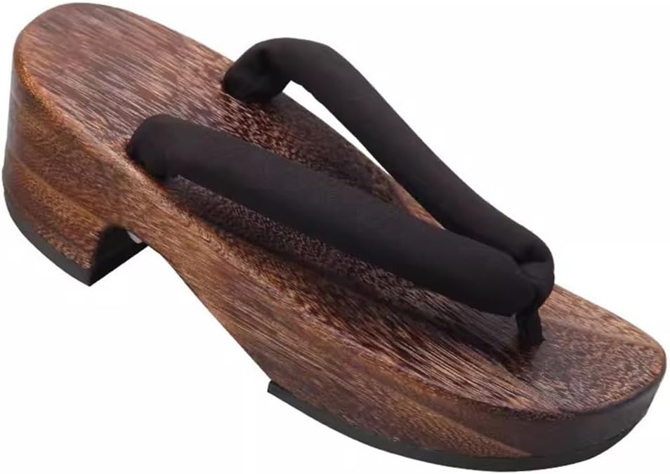 

Женские японские деревянные сандалии гета, классическая модная мужская косплей-гэта, сабо и шлепанцы, сандалии гета, японский стиль, традиционные деревянные тапочки для мужчин и женщин (Цвет: красный, Размер: 24 см) Mehwsur