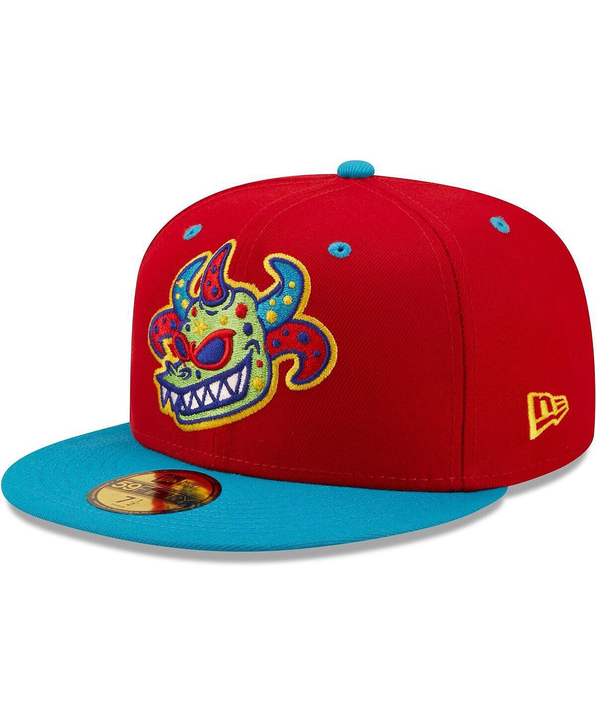 

Мужская красная, бирюзовая шляпа Vejigantes de Scranton/Wilkes-Barre Copa De La Diversion 59FIFTY New Era
