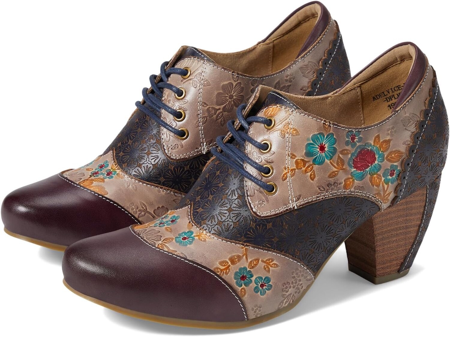 Ботильоны Adelvice-Fleur L'Artiste by Spring Step, цвет Dark Plum Multi