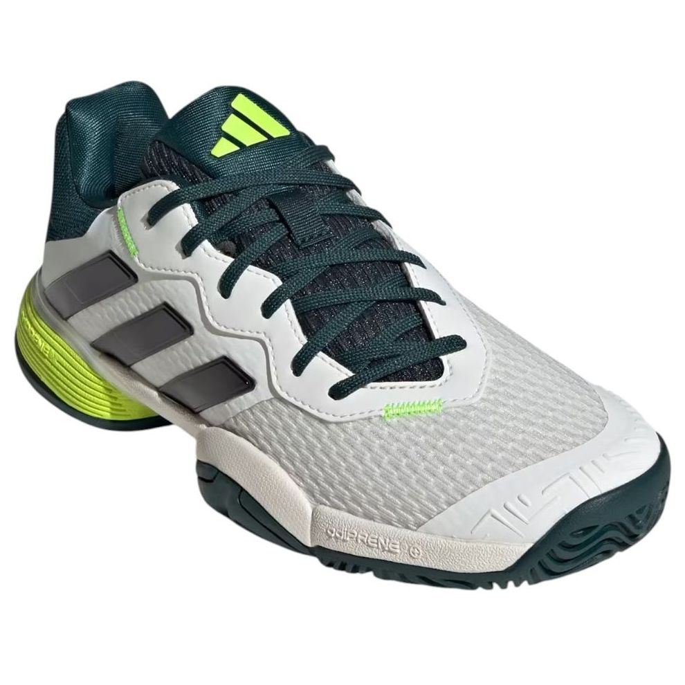 (GS) Adidas Barricade J 'Off White Black Aurora Ivy' — фото 4