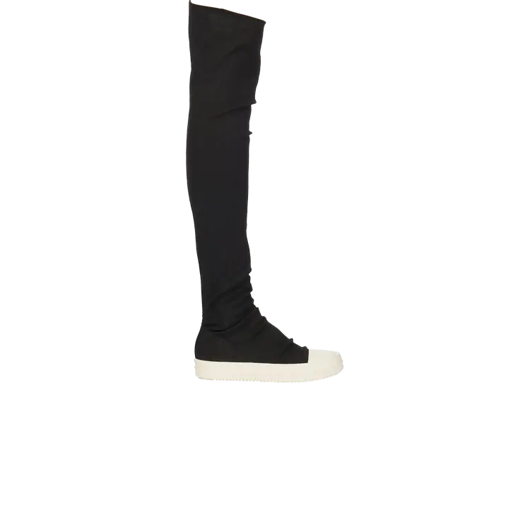 

Кроссовки Rick Owens Wmns DRKSHDW Lido High Sock Sneaks, цвет Black Milk