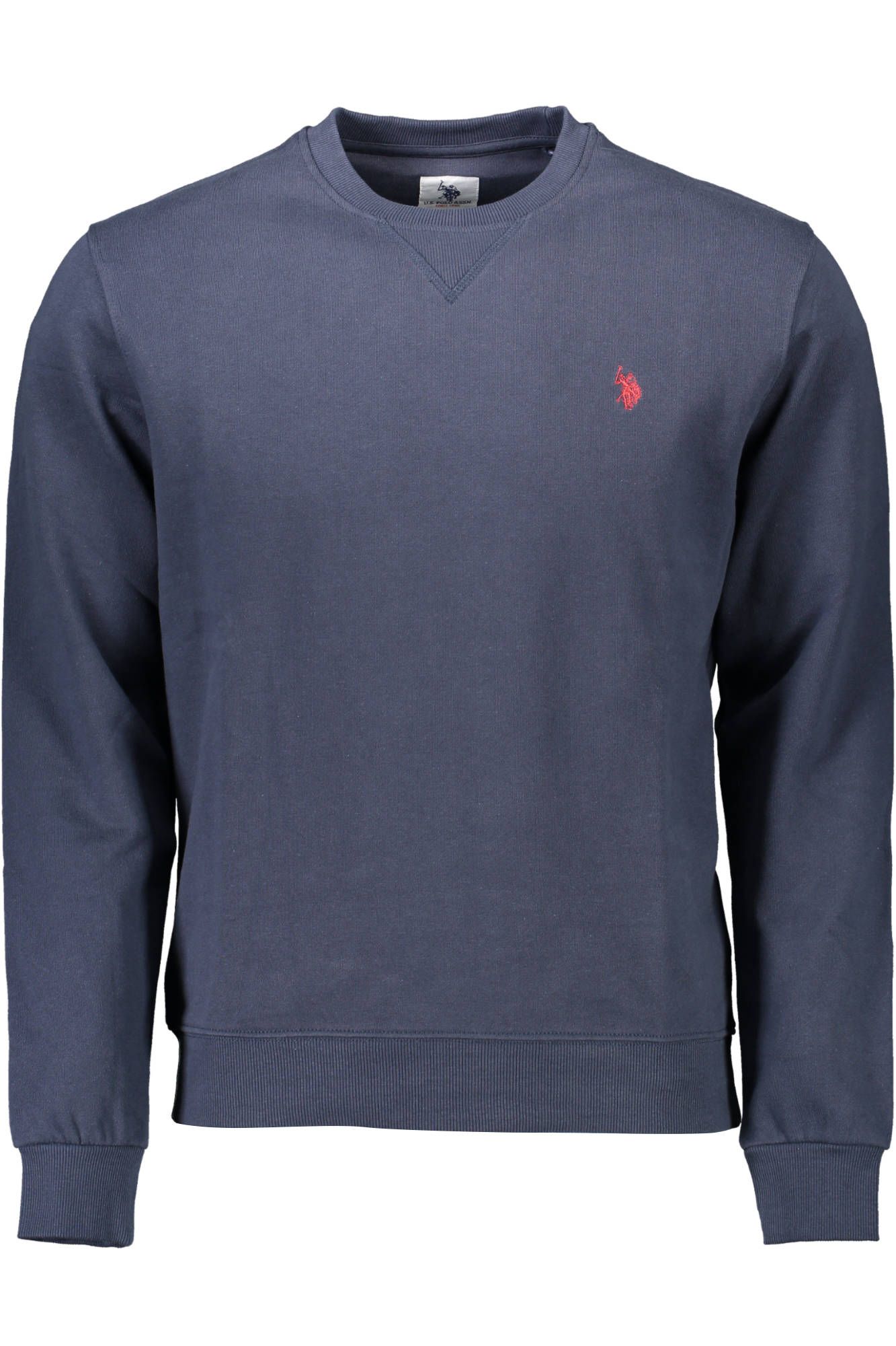 

Синий хлопковый мужской свитер U.S. Polo Assn.