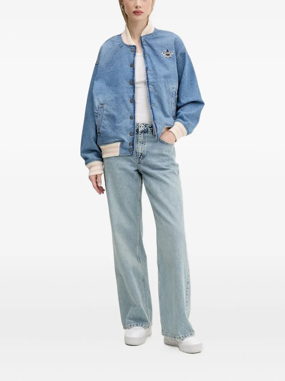 

Джинсы с логотипом Karl Lagerfeld Jeans, синий