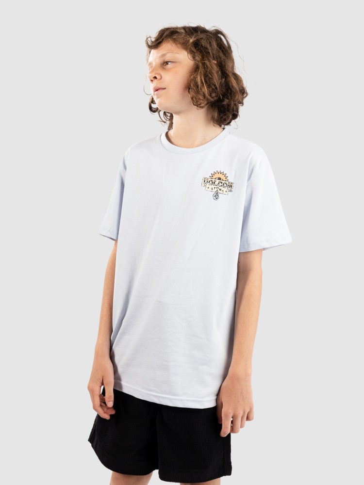 Футболка Volcom Bb Sure Thing Kids T-Shirt, ice blue — фото 4