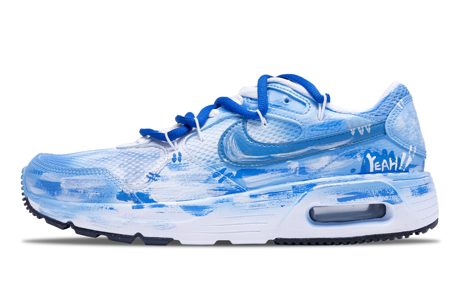 

Кроссовки Air Max SC мужские низкие белые/синие Nike