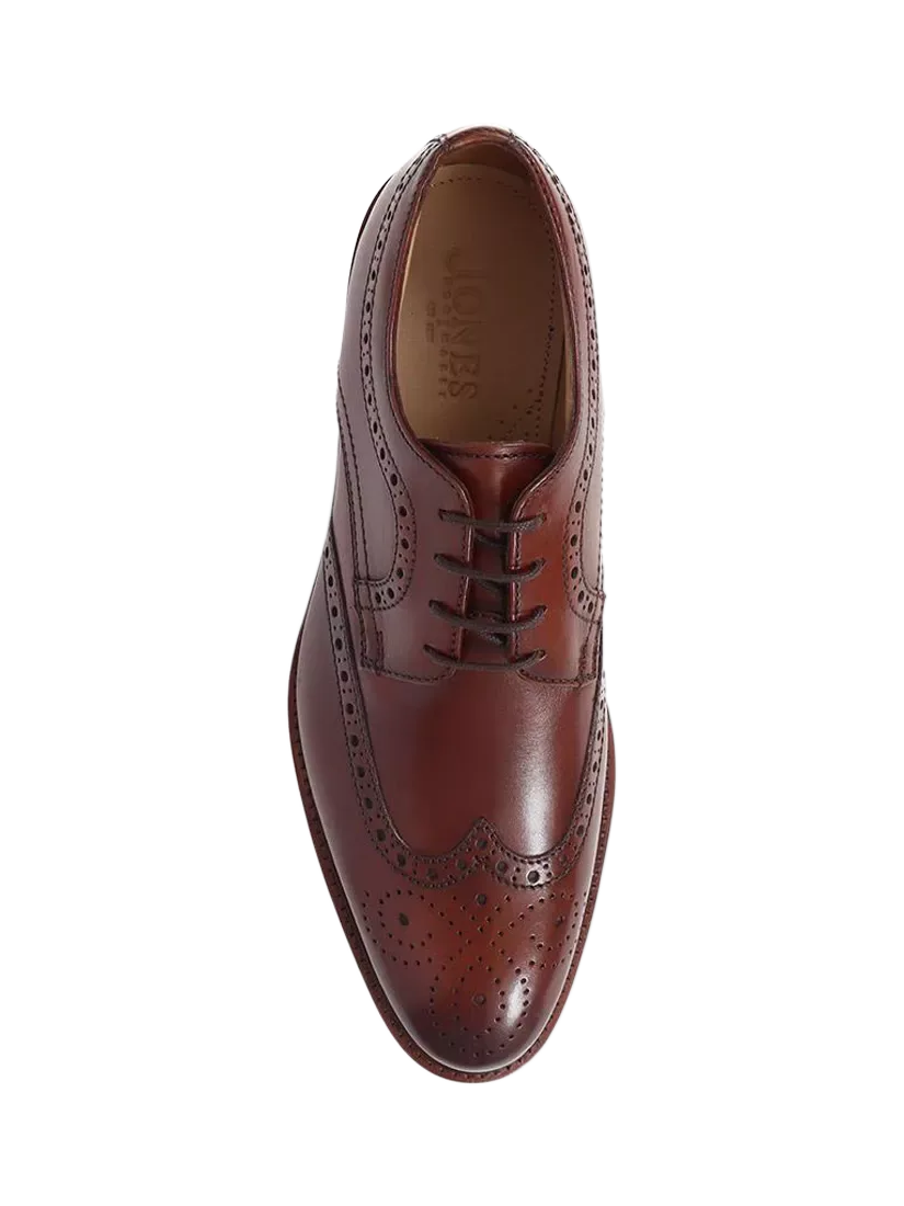 Кожаные броги Longwood Jones Bootmaker, Chestnut — фото 4