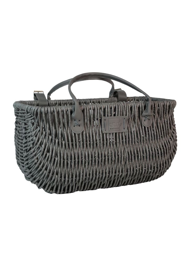 

UNUS Велосипедная корзина, имитирующая плетение, серого цвета