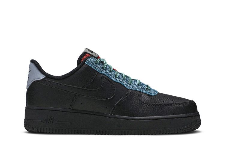 Кроссовки Nike Air Force 1 '07 LV8 4 'Black Obsidian Mist', черный — фото 2