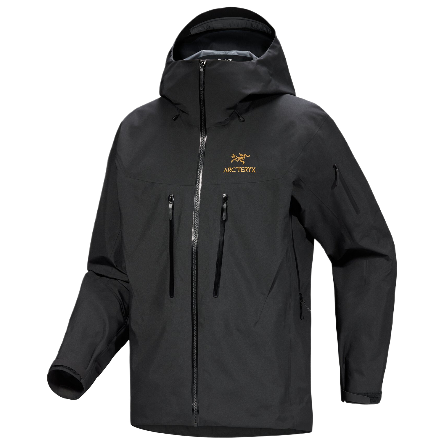 

Arcteryx Куртка Arc'teryx Alpha Sv с капюшоном из ткани GORE-TEX, Black/24K Black