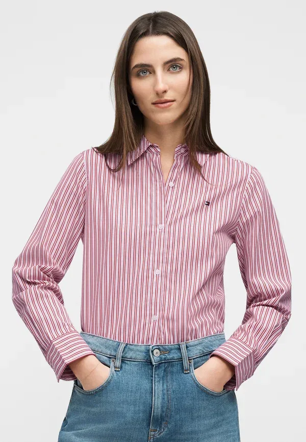 Блуза повседневная Tommy Hilfiger, красный — фото 4