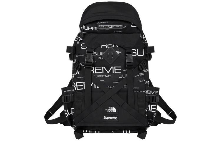 

Рюкзак The North Face x Supreme, белый / черный