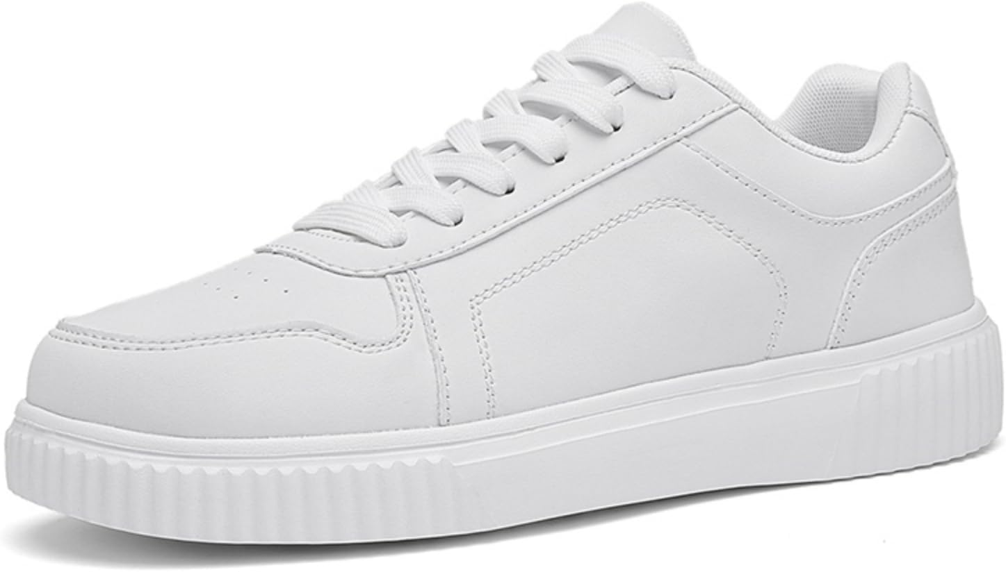 

Мужские модные кроссовки - повседневные шнурованные туфли, стильный черно-белый дизайн, идеально подходят для ежедневной носки, прогулок и отдыха Aokisx