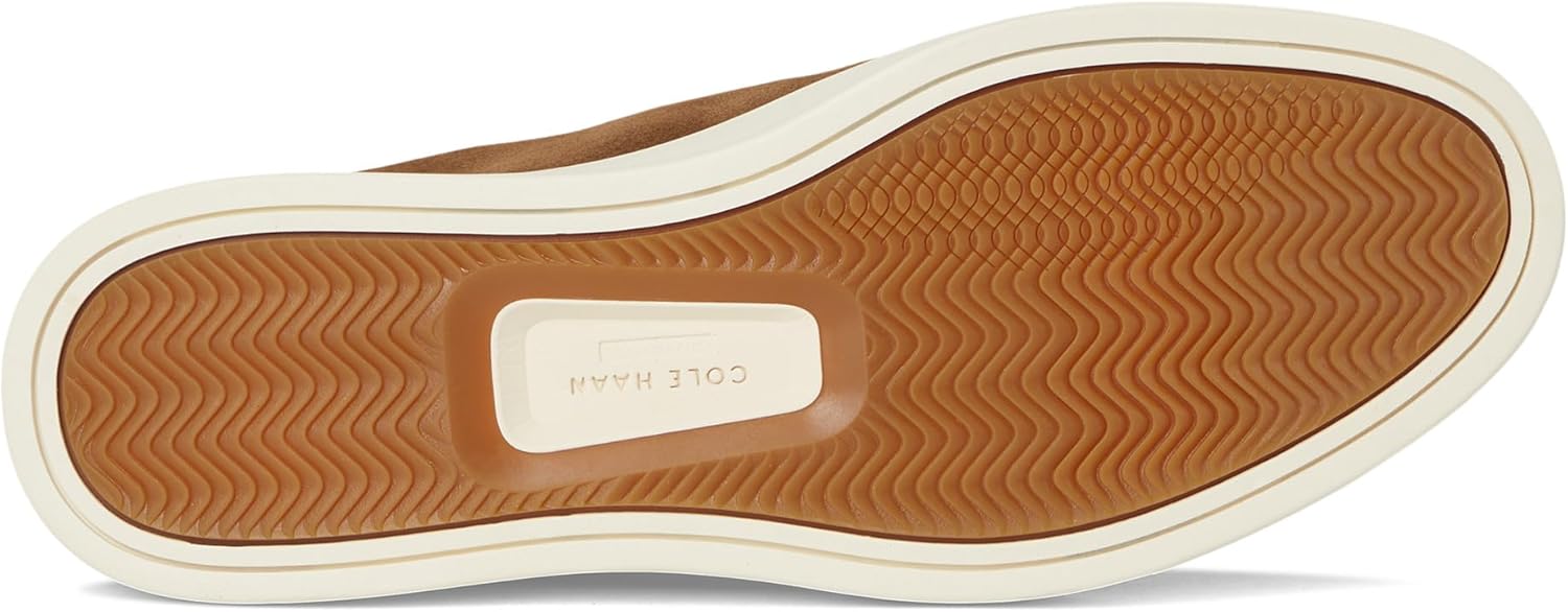 Мужские слипоны Cole Haan Grandpro Luxe, слоновая кость/коричневый — фото 4