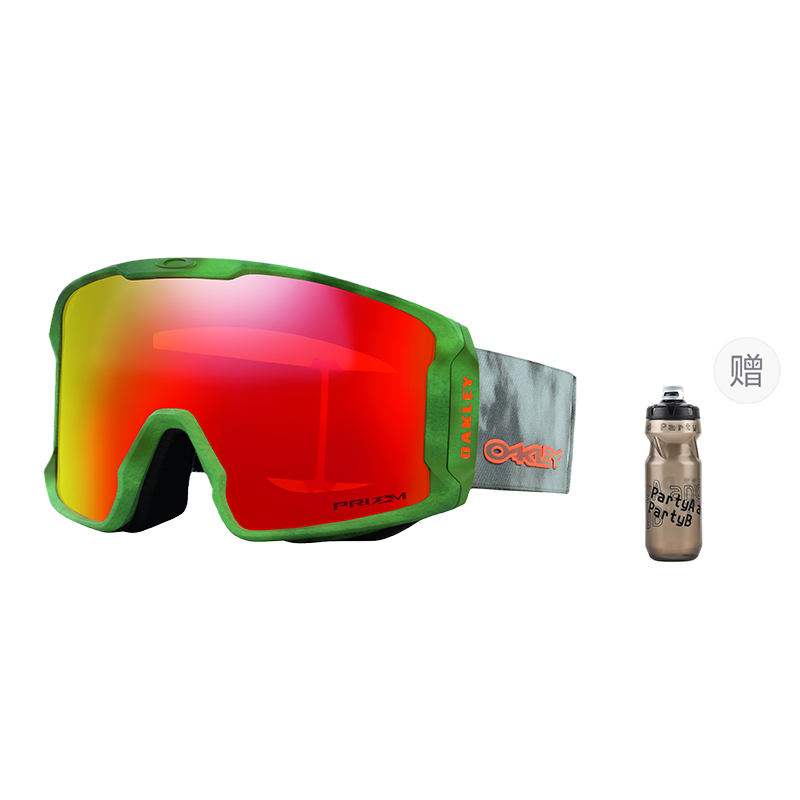 

Противотуманные лыжные очки Line Miner L Coverage с ветрозащитой и застежкой snap buckle, унисекс для активного отдыха Oakley