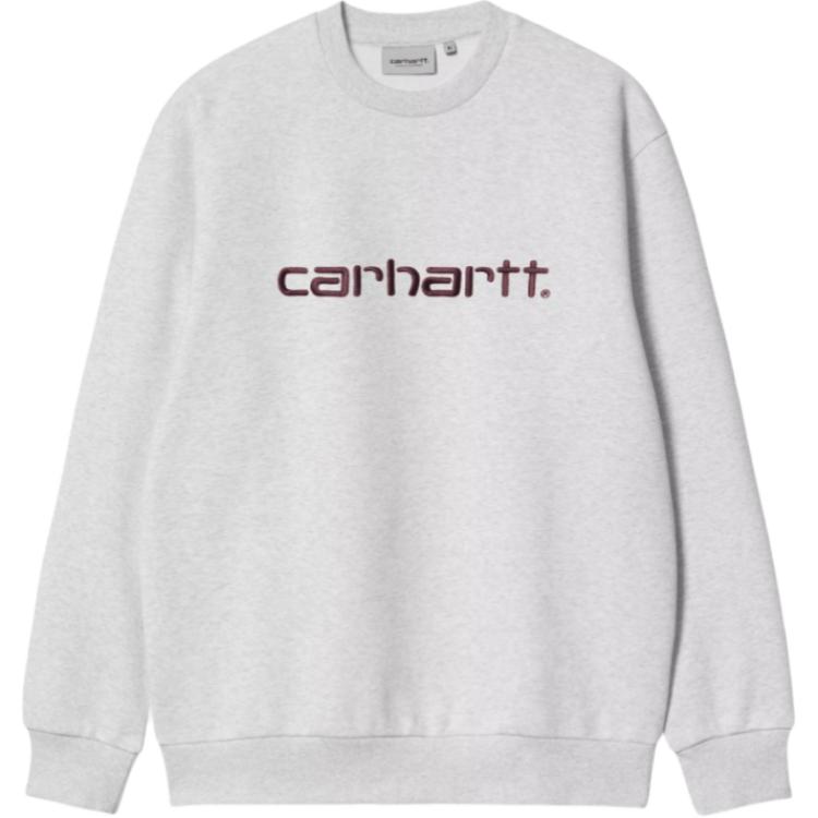 

Классическая толстовка с логотипом Carhartt Wip, серый