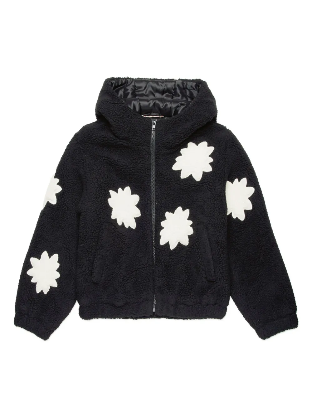 

Куртка из шерпы с капюшоном Marni Kids, черный