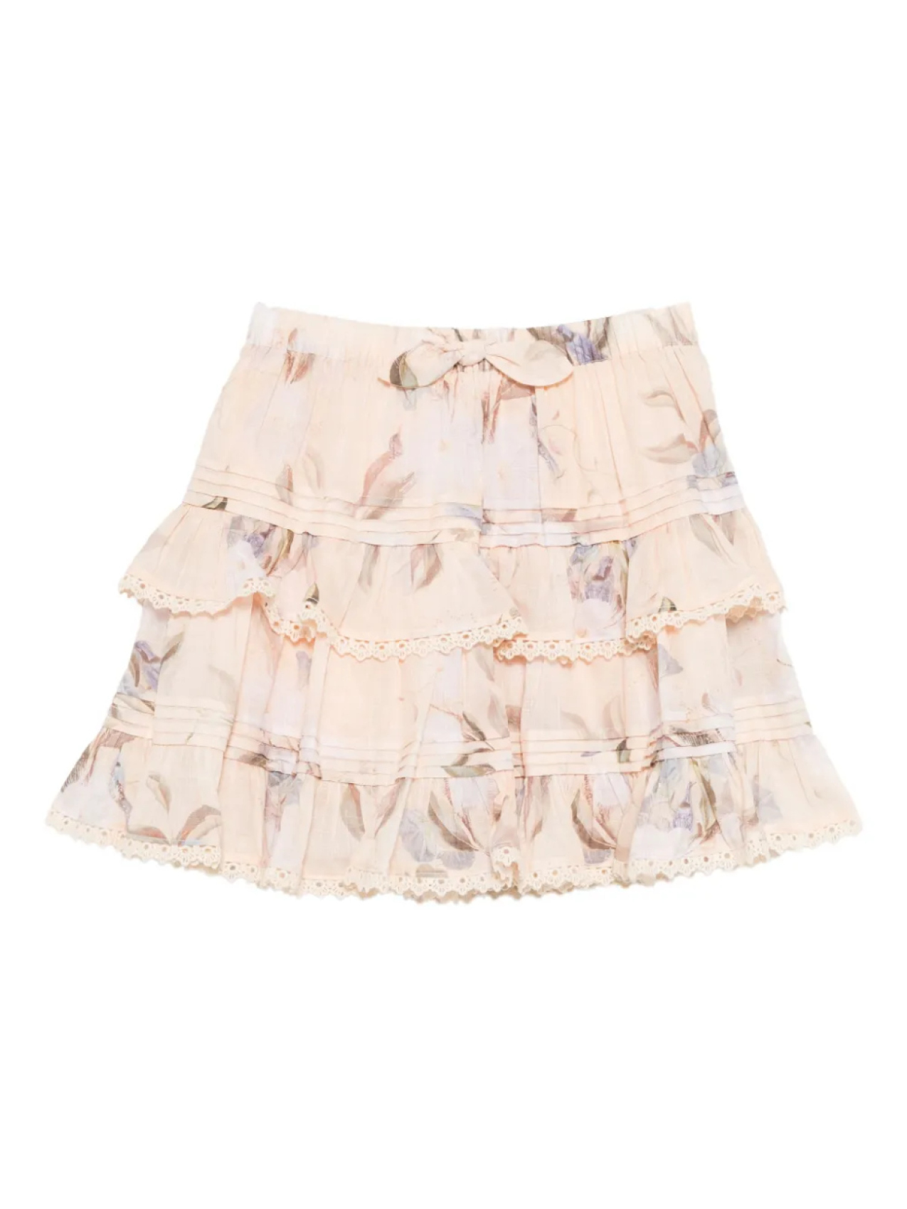 

Детская каскадная юбка ZIMMERMANN Zimmermann Kids, нейтральный