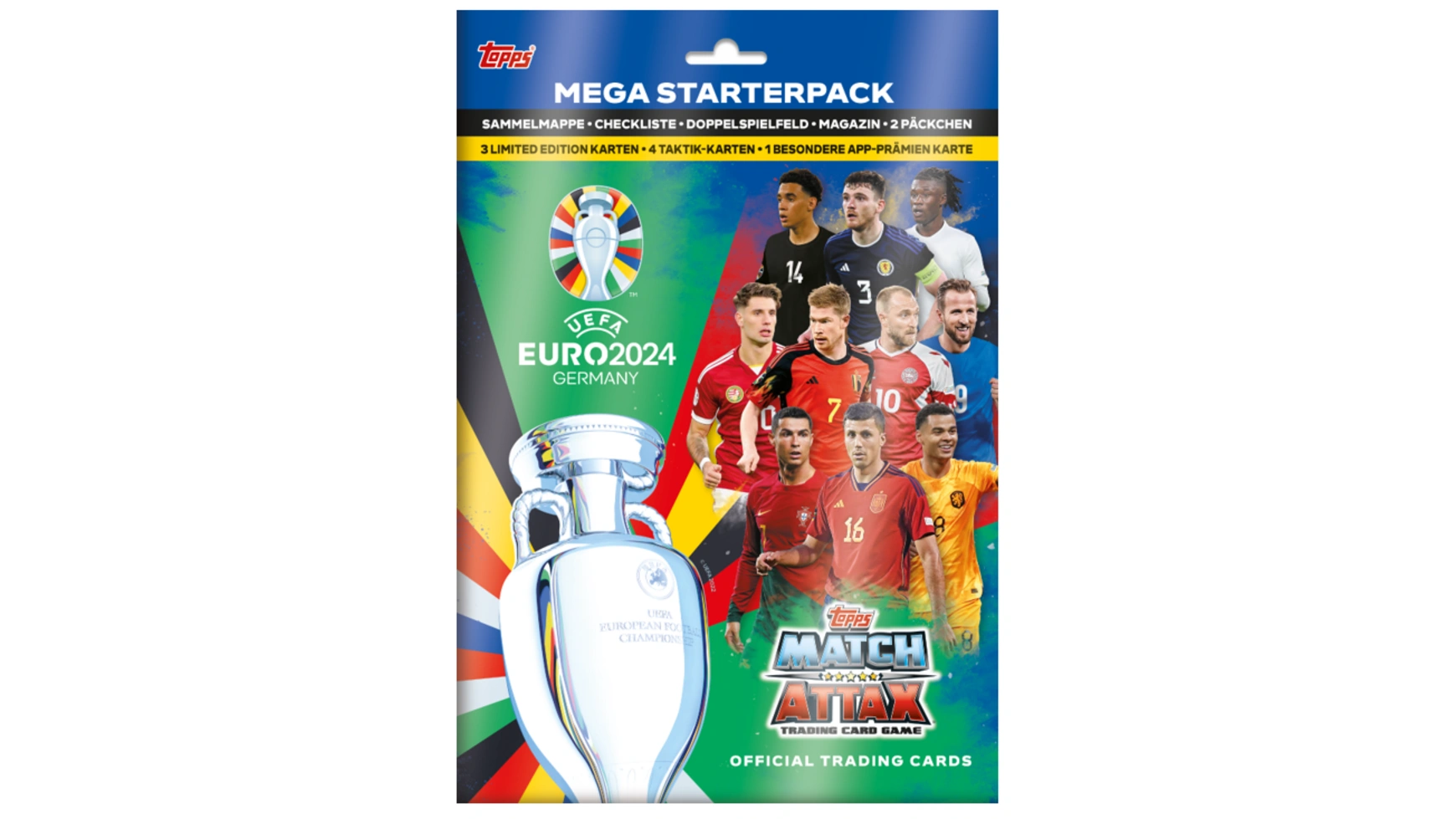 

Topps УЕФА ЕВРО 2024 МЕГА СТАРТОВЫЙ ПАКЕТ