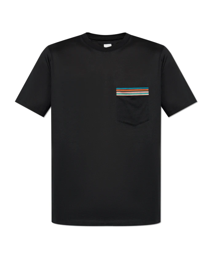 

Футболка с карманом Paul Smith, черный