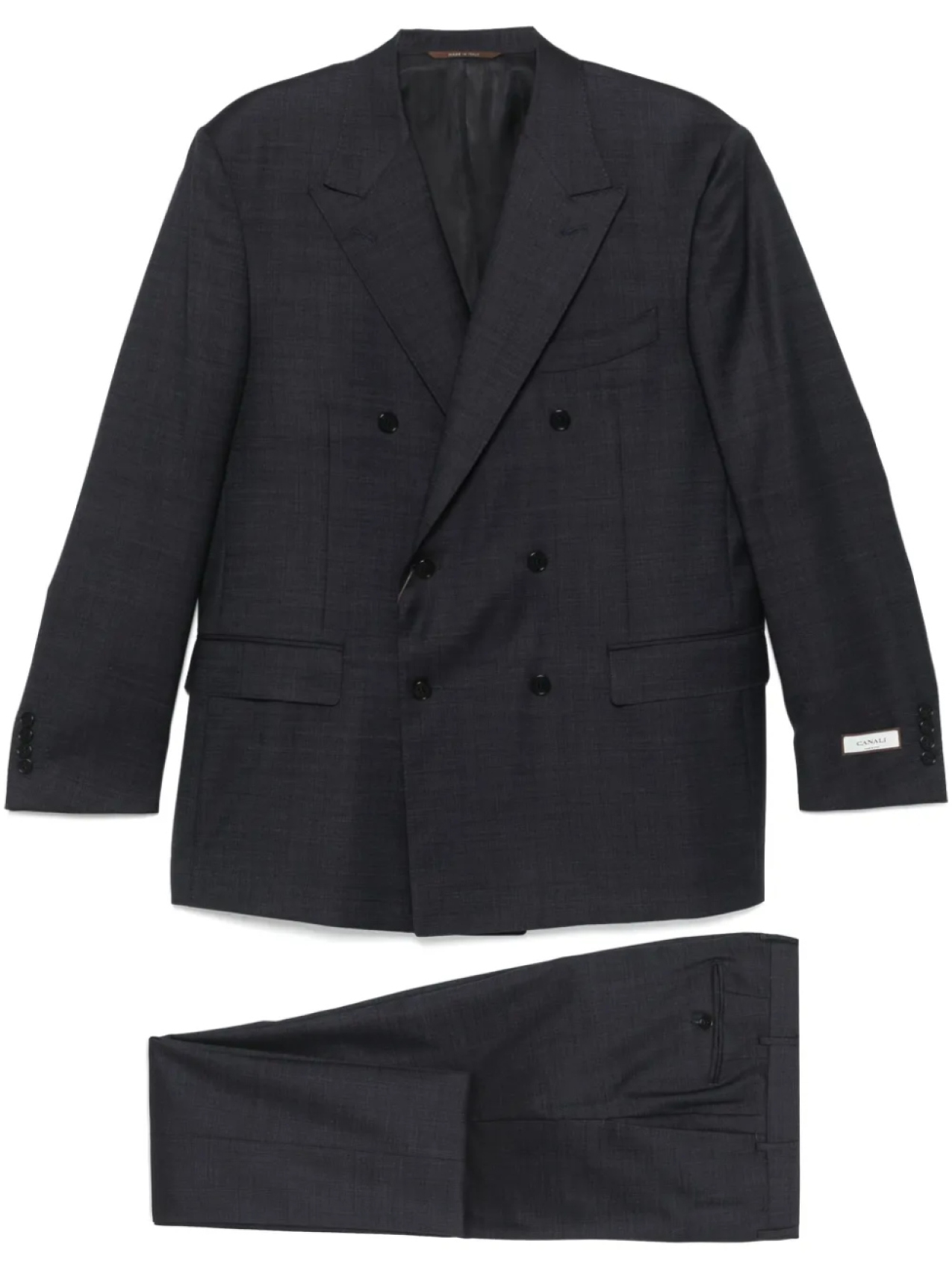 

Canali шерстяной костюм, синий
