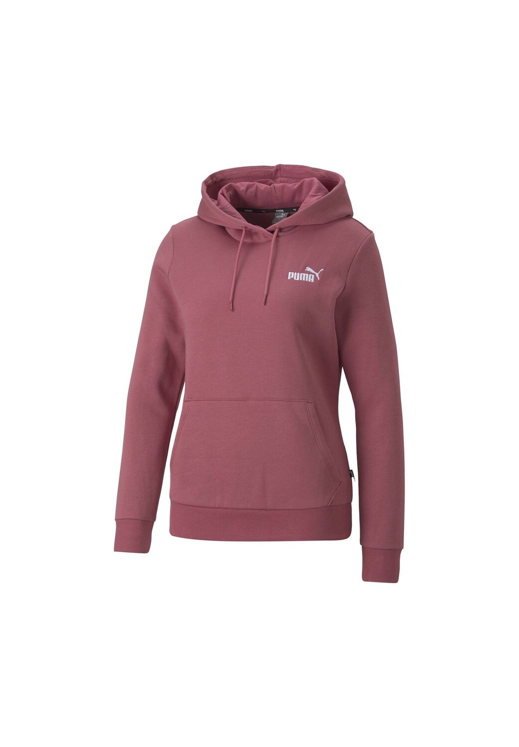 

Женский свитер - ESS Small Logo Hoodie, круглый вырез, длинный рукав, капюшон, однотонный PUMA, цвет Magenta