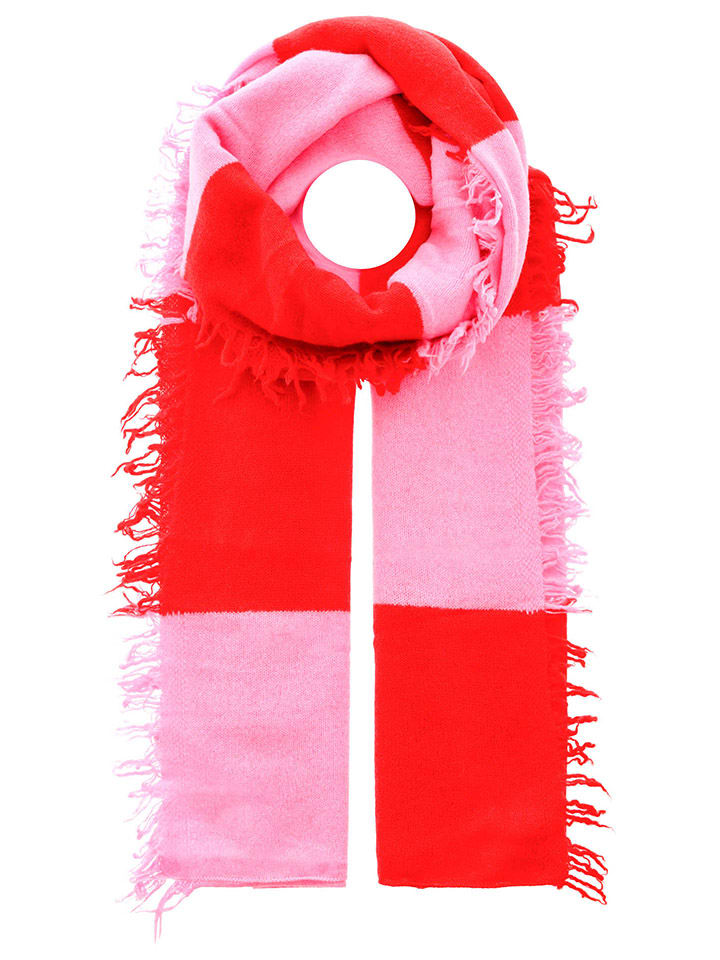 

Шарф Zwillingsherz, цвет rosa/rot - (l)190 x (b)75 cm