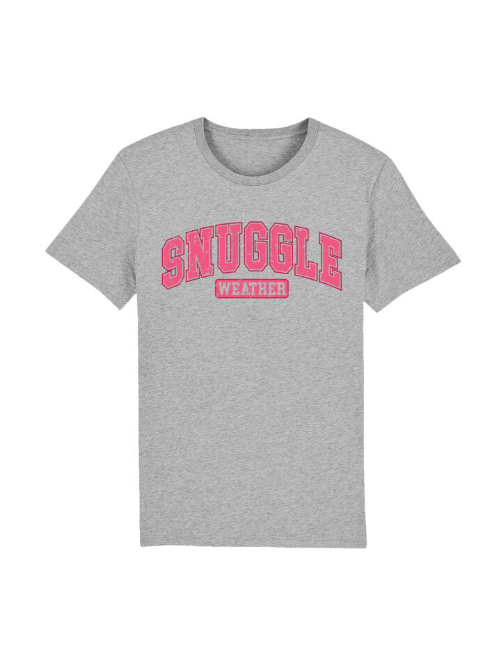 

Футболка F4NT4STIC T-Shirt Snuggle Weather Cozy Winter Holiday, пятнистый серый