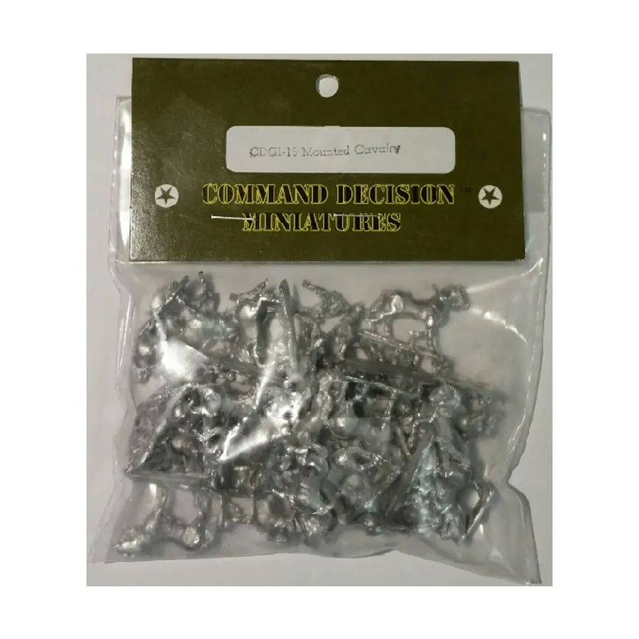 

Конная кавалерия, WWII Command Decision Miniatures - Germany - Infantry (15mm) (Old Glory)