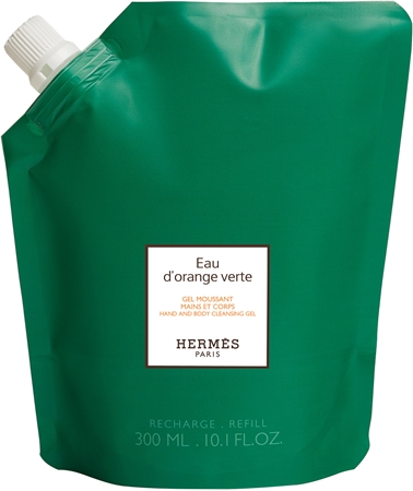 

Очищающий гель для рук и тела HERMÈS Le Bain Eau d'orange verte, unisex 300 ml