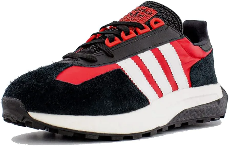 

Adidas Mens Free Time and Sportwear, черный/белый/ярко-красный