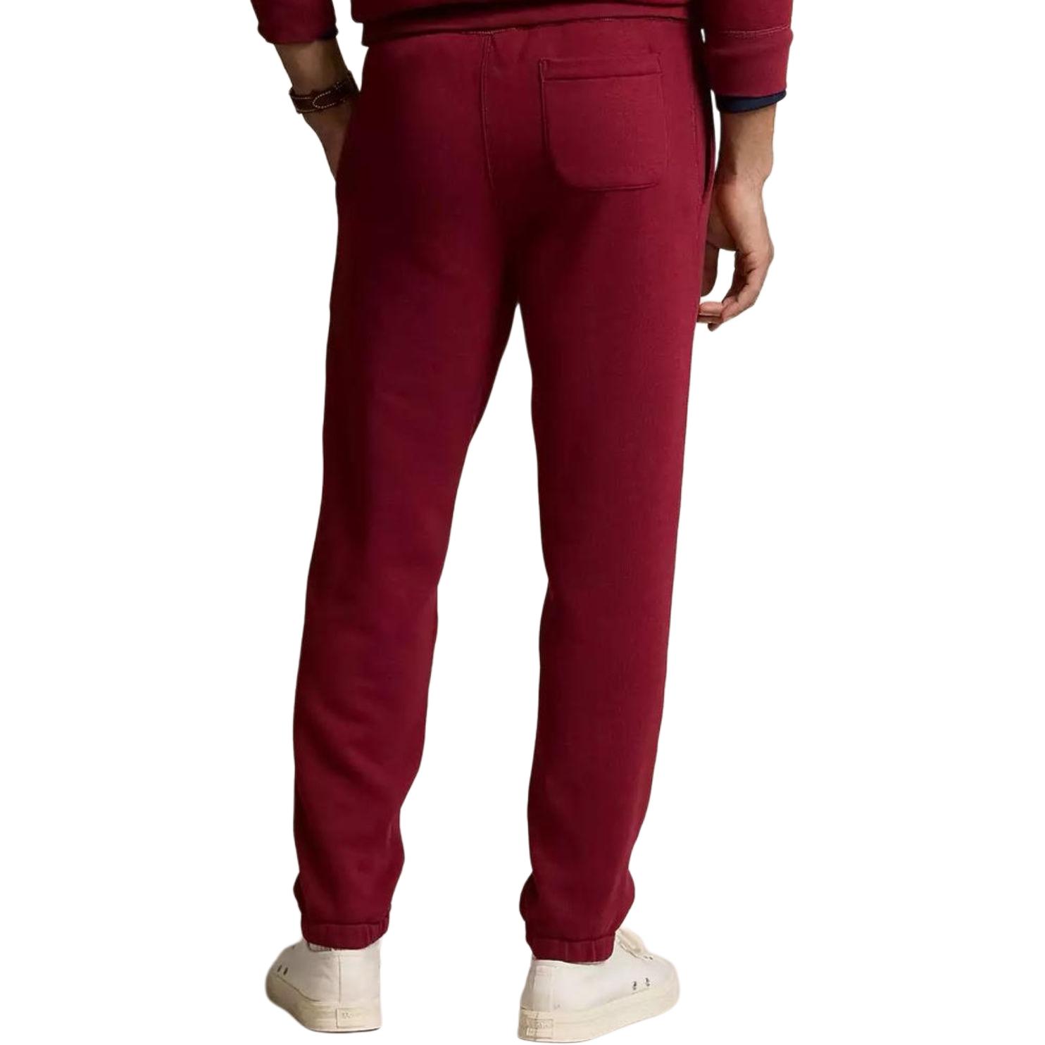 Polo Ralph Lauren Вязаные спортивные штаны мужские бордовые — фото 4