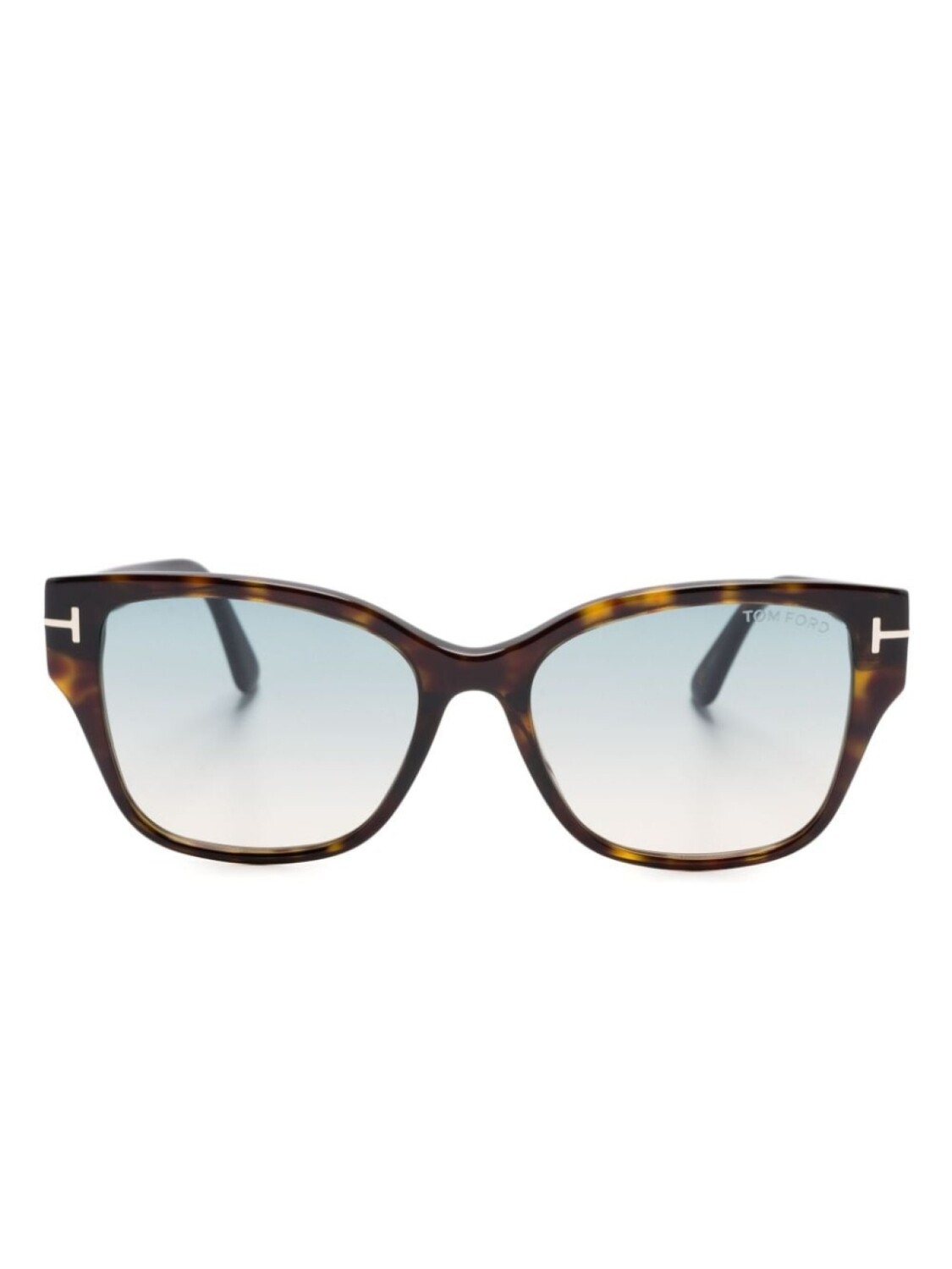

TOM FORD Eyewear солнцезащитные очки Elsa в квадратной оправе, коричневый