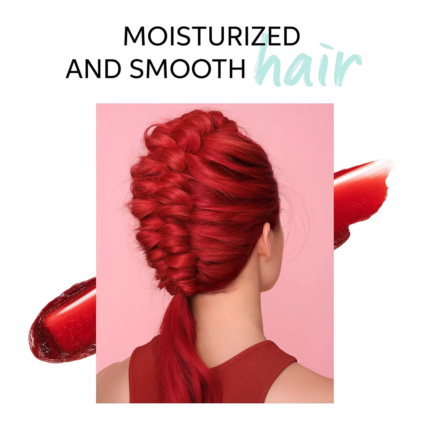 Wella Color Fresh Mask, маска для волос с эффектом окрашивания для обновления салонного цвета, веганская формула с маслом авокадо для гладкости и увлажнения, для всех типов волос, без повреждений, без силиконов, 150 мл 141.75 г (1 шт.), Red — фото 3