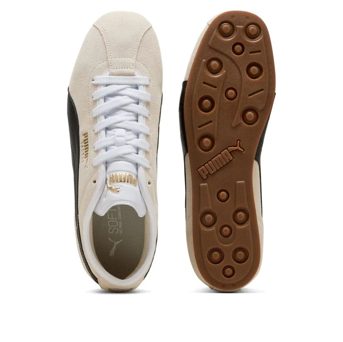 Кроссовки PUMA Tackle 'Alpine Snow Black Gum' 404456-05, бежевый — фото 3