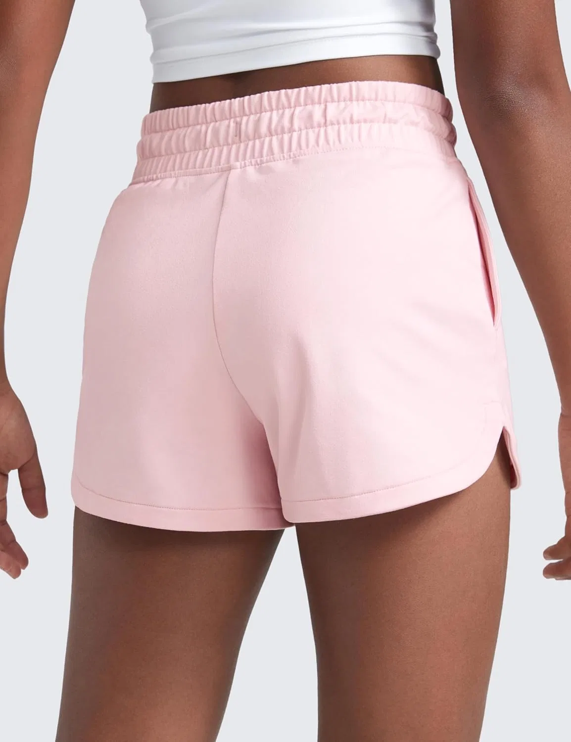 Шорты для девочек Cloud Jersey, CRZ YOGA, Strawberry Pink — фото 3