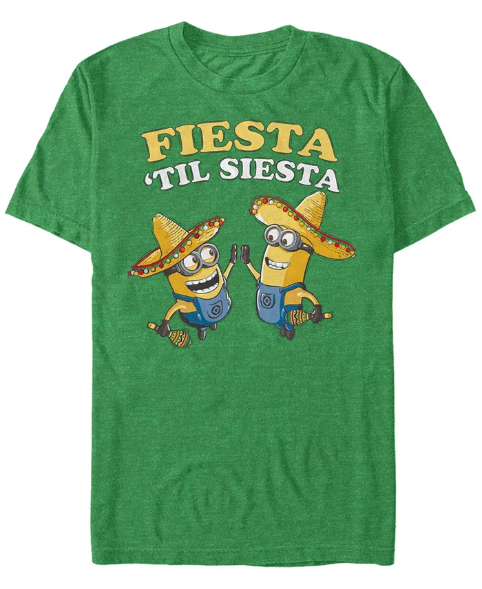 

Футболка мужская Minions Fiesta Til Siesta с коротким рукавом Fifth Sun, зеленый