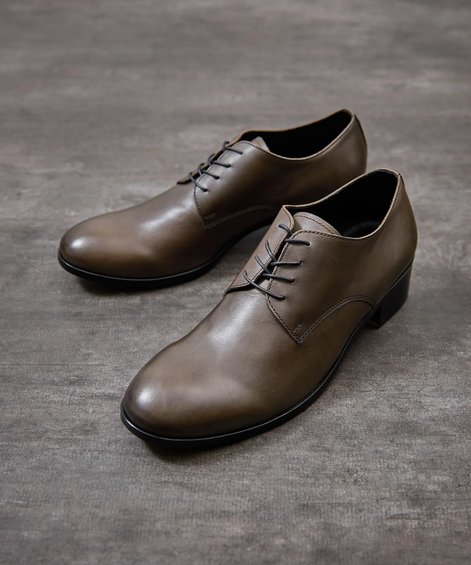 Мужские кожаные туфли PADRONE BL DERBY SHOES